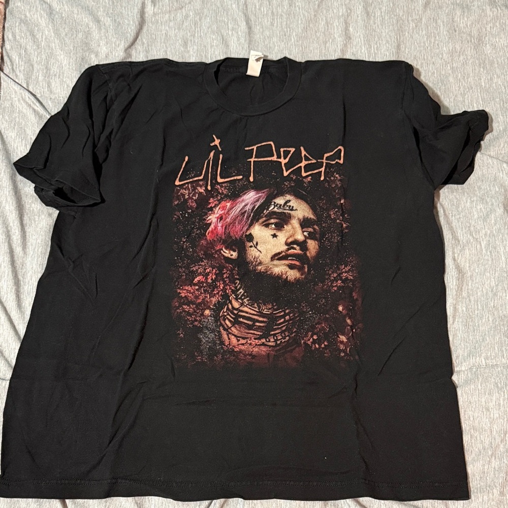 Tultex Black Graphic Tee